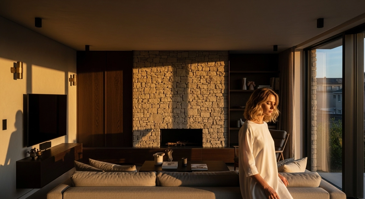 フォーカルポイントと間接照明の関係を先に決める