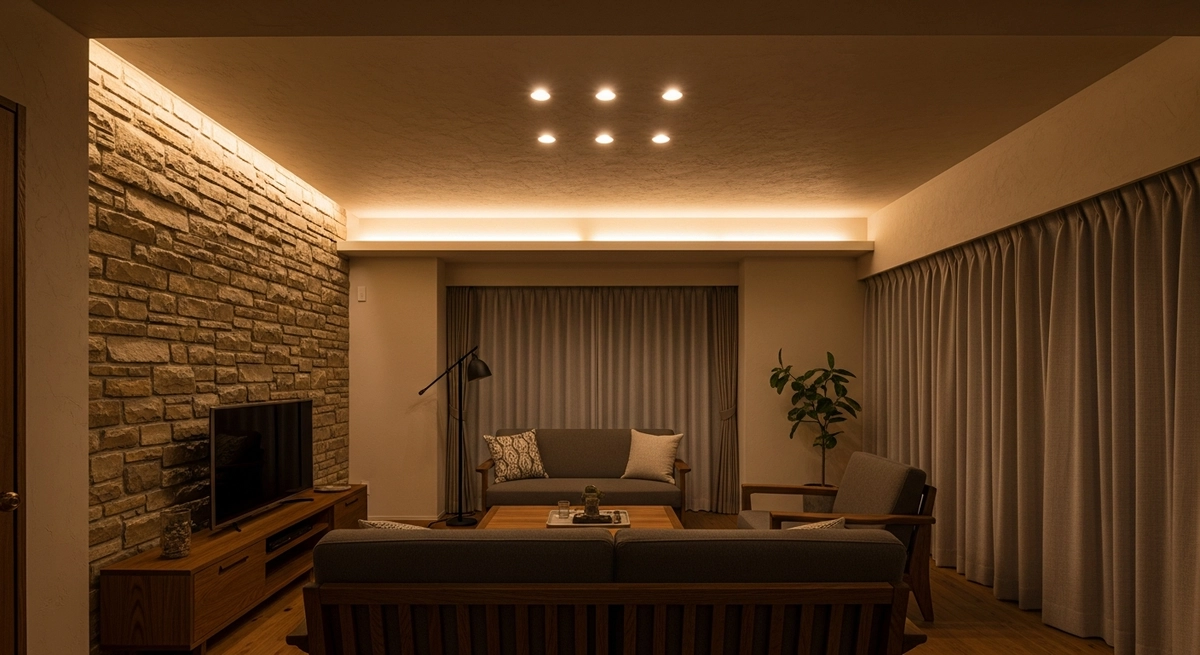 リビングの間接照明で陥りやすい考え方