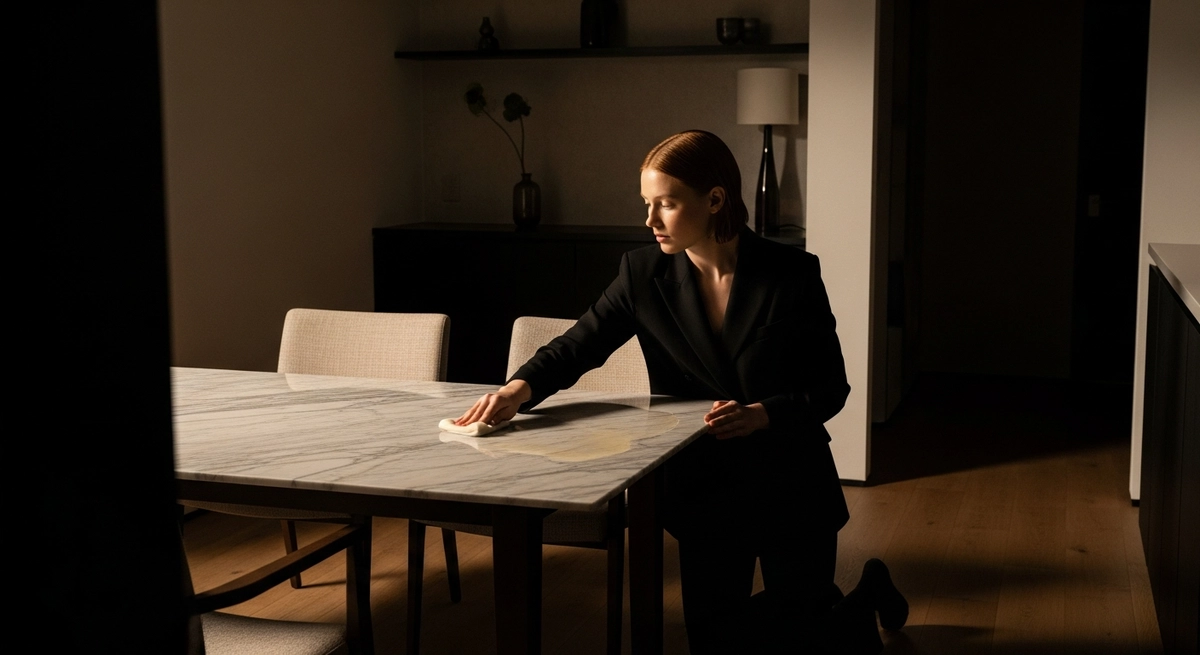 大理石のコーティングと定期メンテナンス