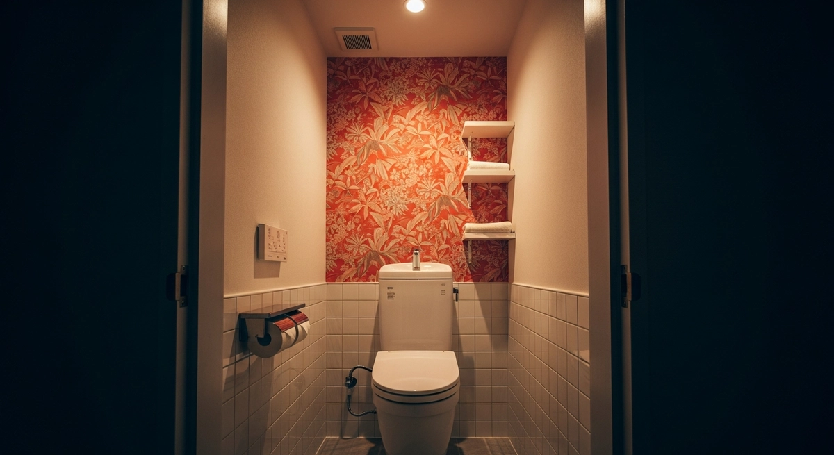 トイレでのアクセントクロスの失敗事例