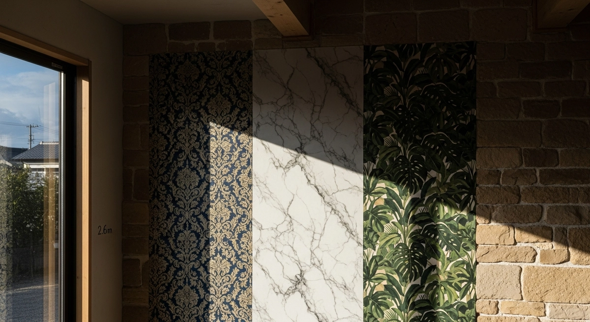 避けるべき柄や素材の特徴