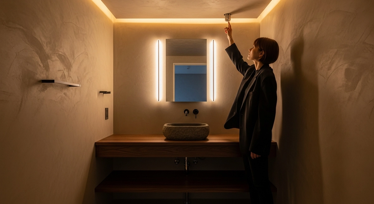 洗面所のおしゃれな照明を活かすための設計手順