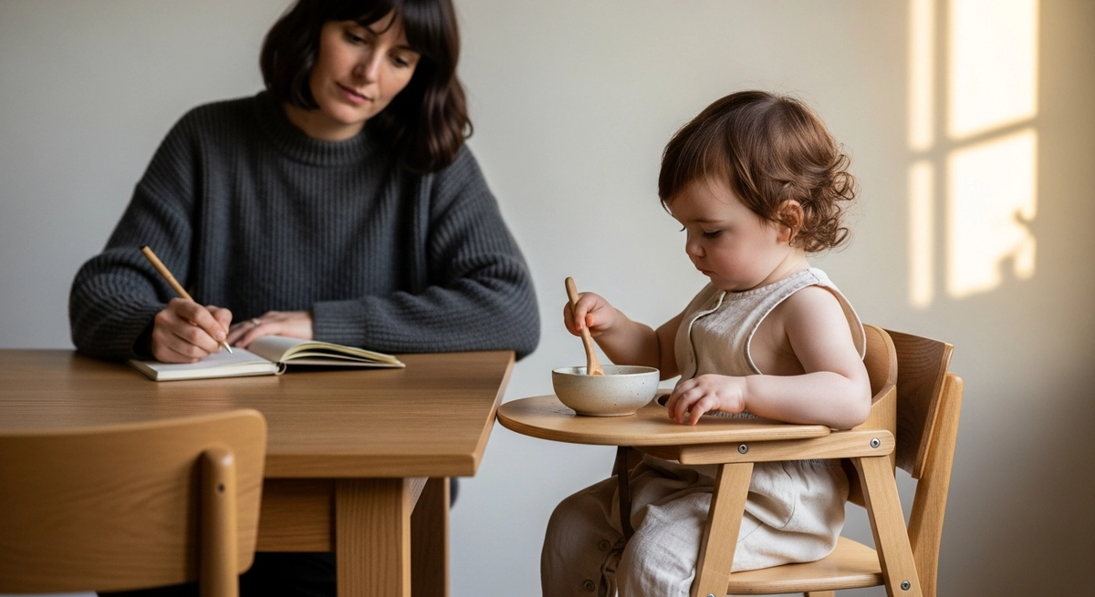 ベビーチェアをダイニングチェアに載せる運用—子育て期の工夫